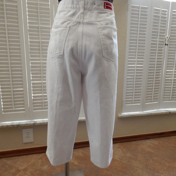 VINTAGE HALSTON CROP JEANS - Picture 3 of 4